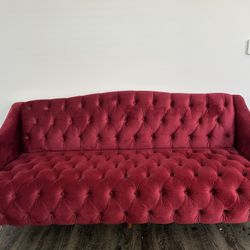 Retro Cherry Red🍒 Lounge Sofa