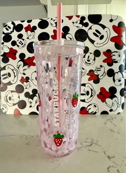 STARBUCKS BEARISTA GLASS PINK DRINK