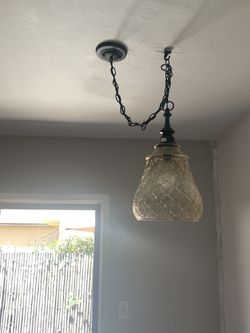 Lamp ceiling Glass