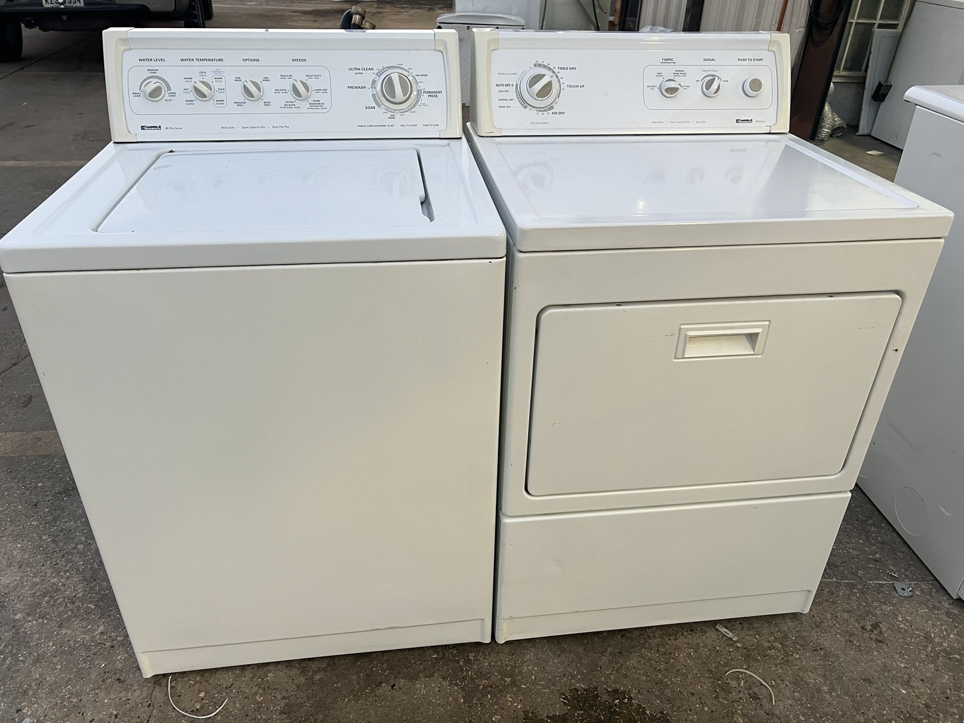 Kenmore Washer And Kenmore Electric Dryer