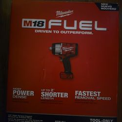 Milwaukee 1/2 High Torque Impact Wrench  And Sockets