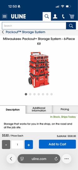 Multiple Milwaukee pack out items like new. Everything works in great condition. Best cash offer. Also have Electricians tools pipe, benders, etc.