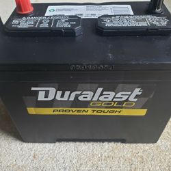 Dura.last Gold Truck Car Battery Groul 24F Perfect Condition 