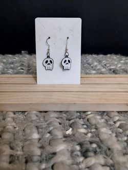 Ghost and skull Drop Earrings