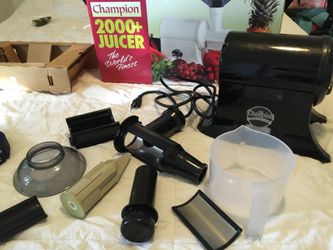Champion Juicer G5-PG710 - BLACK Commercial Heavy Duty Juicer for Sale in  Miami, FL - OfferUp