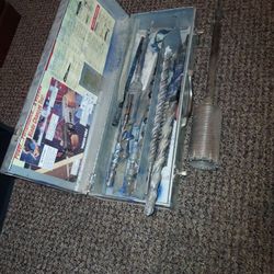 Tool Box Full Of Big Drill Bits Everything For Only 30$