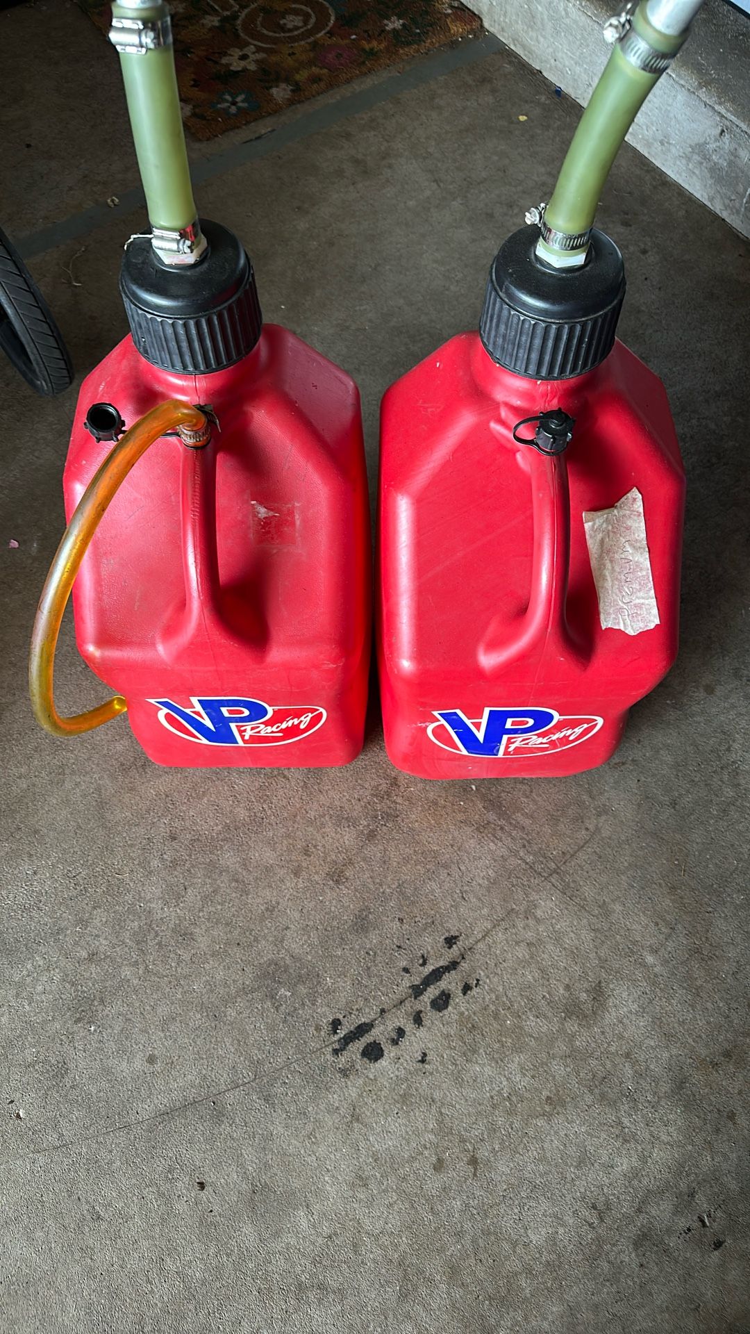 VP Racing Fuel Jugs