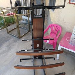 TV Mount With Shelves 