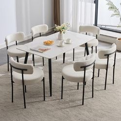 Brand New Unassembled Set Of 6 Dining Chairs (No Table)