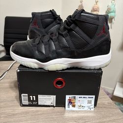 Size 11 - Vnds Air Jordan 11 Retro 72-10 Black High Top