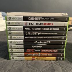 XBOX 360 GAMES LOT