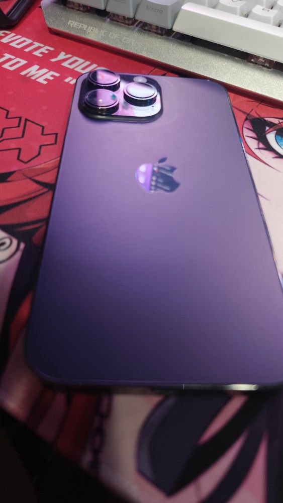 iPhone 14 Pro Max 256gb (Deep Purple Metallic)(Unlocked🔓)