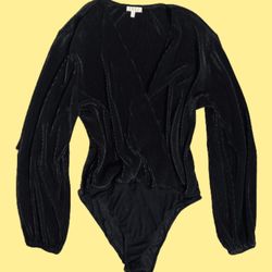 Tcec Black Stretch Bodysuit L