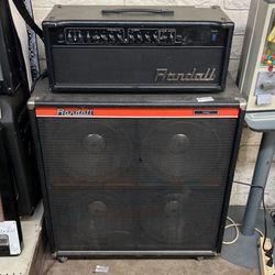 Randall Kirk Hammett 80s Style Guitar Half Stack Amplifier Cabinet