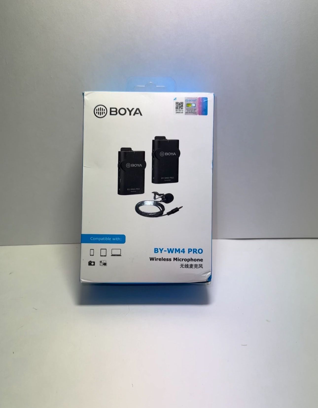 Wireless Lavalier Microphone System Compatible with DSLR Cameras, Camcorders, iPhone, Android, & Tablets for Recording, YouTube, Live Streaming