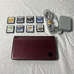 Nintendo DSi XL Burgandy Handheld System For Sale