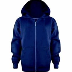 New! Mack Russo Blue Zip Up Sweatshirt Hoodie, Size XXL