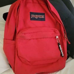 RED JANSPORT BACKPACK