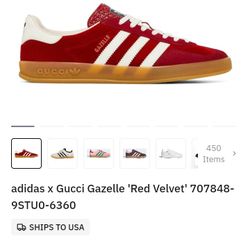 Addidas  Gucci Gazzelle Shoes