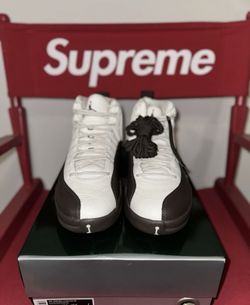 New Air Jordan 12 Solefly Cafecito Size 7.5 Mens  White Brown