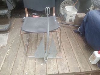 Heavy Duty Galvanized Steel 15 Lb Boat Anchor, Great Condition. $20.00.