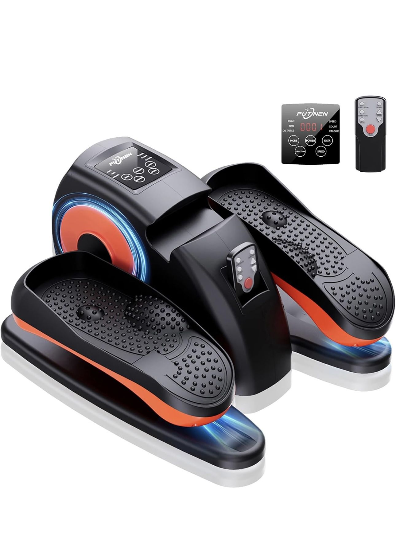 Under Desk Elliptical Machine – Remote Controlled, Perfect for Seniors or Rehab