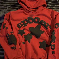 Brand new Spider Worldwide Beluga 'Red/Black’ Hoodie