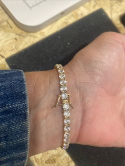 14Kt Gold QVC  tennis Bracelet