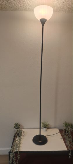 Mainstays Floor Lamp + TP-Link Color-Changing Bulb