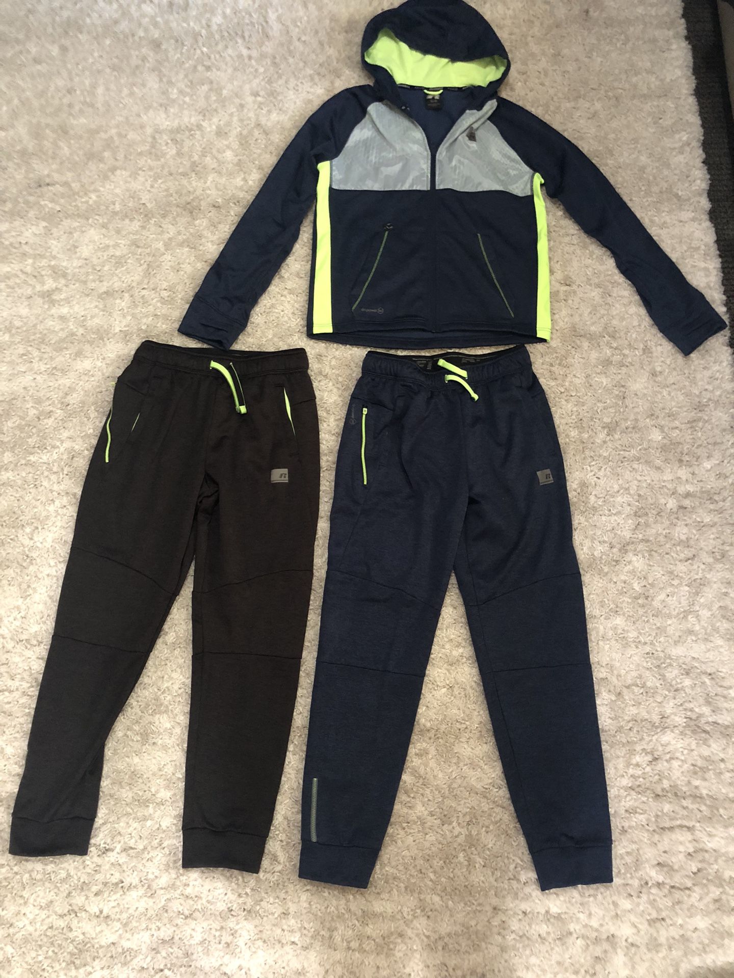 boys jogger sweat suit outfit and jogger sweats size XL14/16