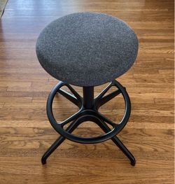 IKEA LIDKULLEN Sit/Stand Stool Dark Gray Black