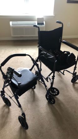 Walker and wheel chair