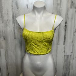 Yellow Crop Top 