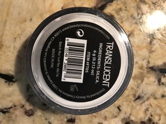 Translucent powder