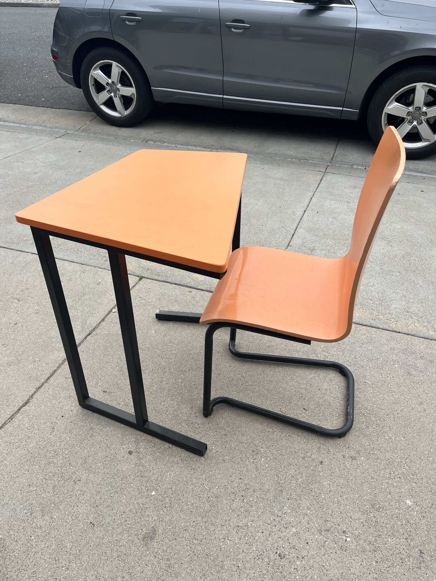 Orange Desk + Chair - AVAILABLE