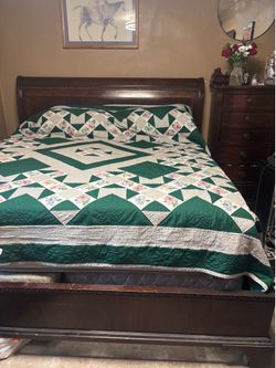 King size bed Frame and mattress included