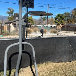 Two station heavy bag stand