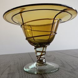 Glass Compote Bowl
