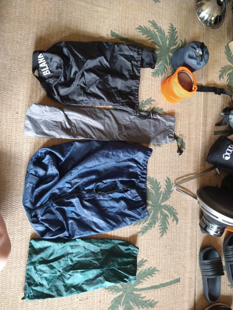 Variety Drawstring Storage Bags For Sleeping Bag Or Tent Poles 