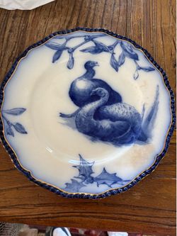 Royal Dalton Flow blue Plate set of 12