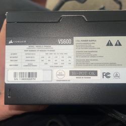 Corsair VS600 Power Supply