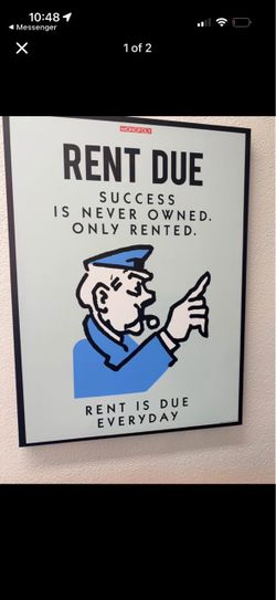 IKONIK MONOPOLY MOTIVATIONAL CANVAS MAKE OFFER