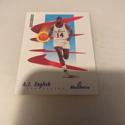 Basketball Skybox 1991 A.J. English #290