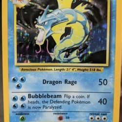 * MINT MUST SEE * GYARADOS - 6/102 - Base Set - Holo - Pokemon Card Wotc 1999