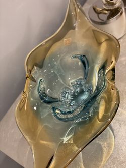 Bowl / artisian Glass Czech 