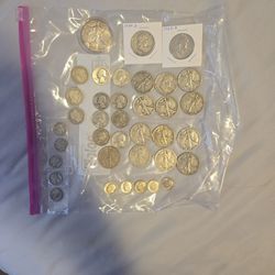 90% Silver Coin Lot Circulated 