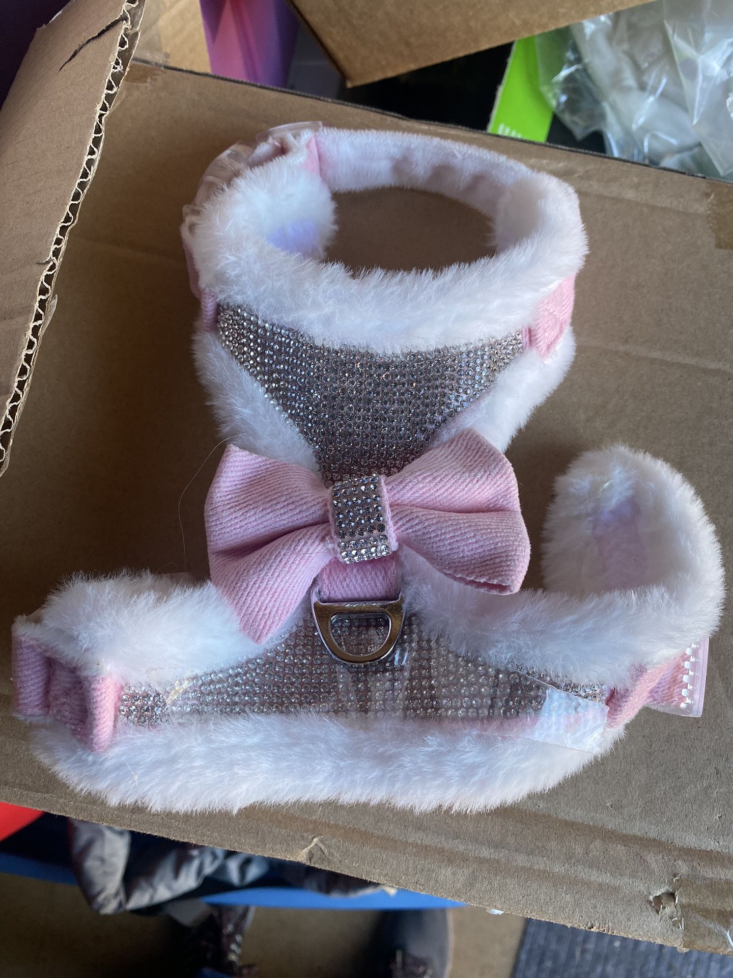 Medium bling, dog harness