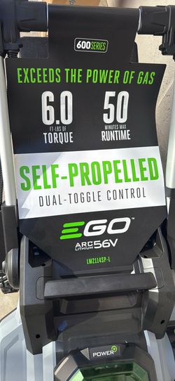 Ego mower