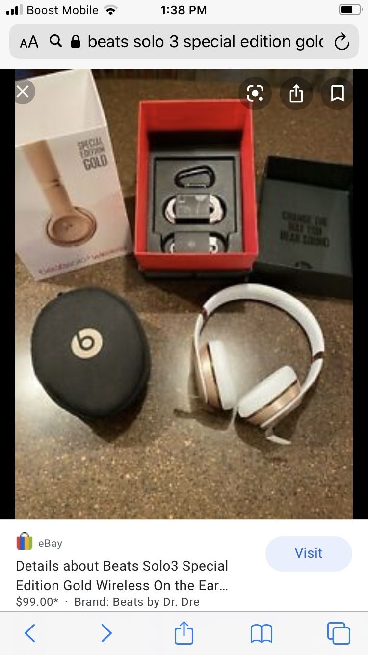 Special edition BEATS SOLO 3 Dr Dre headphones