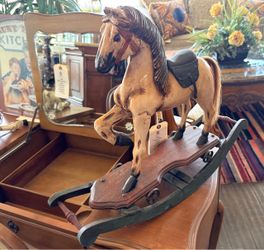 Antique Wooden Horse Decor - 50% OFF OFFER!!!